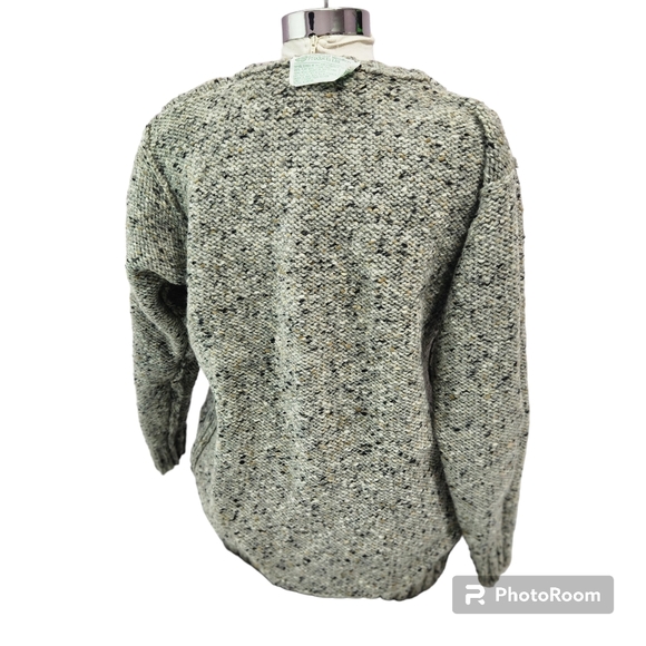 Donegal Button-down wool Cardigan Size 44 EU - Picture 5 of 9